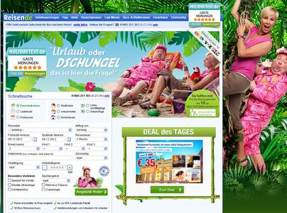 Screenshot Holidaytest.de