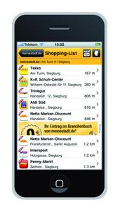 iPhone-App von meinestadt.de jetzt mit integriertem kaufDA Navigator