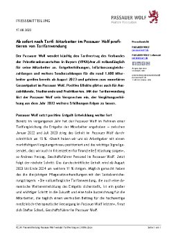 RZ UK Pressemitteilung Passauer Wolf wendet Tarifvertrag an 230816.pdf
