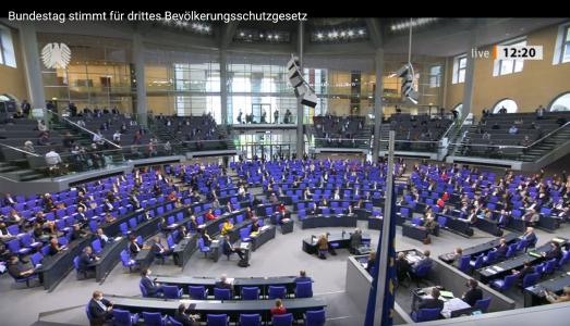 Screenshot der Bundestagsdebatte vom 18.11.2020
© Foto: Deutscher Bundestag/youtube