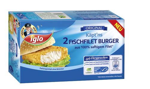Käpt’ns Fischfilet Burger