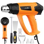Royal Gardineer Heißluftpistolen-Kit, Temperaturregelung 60 - 600 °C, bis 500 l/Min