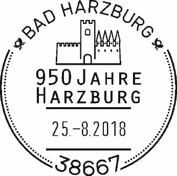 BadHarzburg 950Jahre Sonderstemepl Deutsche Post.JPG