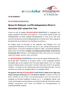 Reitsportmesse Niederrhein 2021 vom 05.-07. November in der Messe Kalkar.pdf