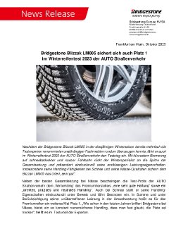 Bridgestone Blizzak LM005 sichert sich auch Platz 1 im Winterreifentest 2023 der AUTO Straßenver.pdf