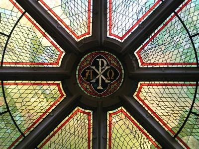 Rosette in der Kapelle der Theologischen Hochschule Friedensau
© Photo Dr. Rolf J. Pöhler