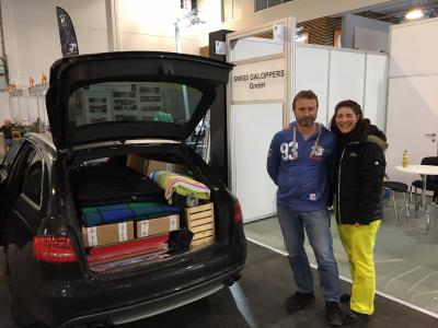 Swiss Galoppers Gestern Abend nach sieben erlebnisreichen Tagen sagen Armin Eberle und Ehefrau Tanja DANKE.