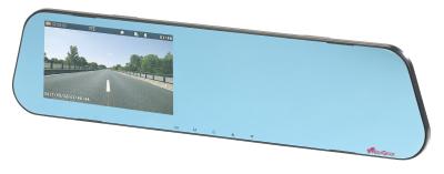 NavGear HD-Rückspiegel-Dashcam mit Rückfahrkamera und 10,9-cm-Display (4,3")