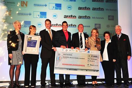 Die Sieger 2013: Autohaus Newel erringt den 1. Platz beim Bundesbildungspreis
