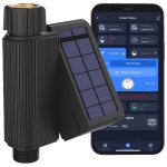 Royal Gardineer WLAN-Bewässerungscomputer BWC-620.app, Solar, Wassermengenzähler, App, IP65