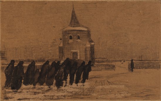Van Gogh_Begräbnis in Nuenen im Winter, Dezember 1883.jpg
