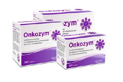 Onkozym gibt es in 3 Packungsgrössen