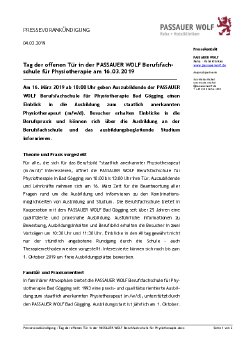 Pressevorankündigung - Tag der offenen Tür in der PASSAUER WOLF Berufsfachschule für Physiothera.pdf