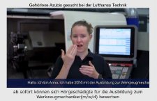 Hörbehinderte Azubis gesucht