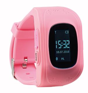 NX 4509 TrackerID Kinder Smartwatch PW 110.kids mit Telefon und SOS Funktion. rosa / Copyright: PEARL.GmbH / www.pearl.de