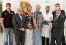 Personen v.l.n.r.: Peter Reichert, Thomas Kunze, Natalie Brand, Rüdiger Hirsch, Prof. Dr. Joachim Kühr, Olaf Pfennigsdorf, Ulrich Meier. Bildquelle: P. Geiger