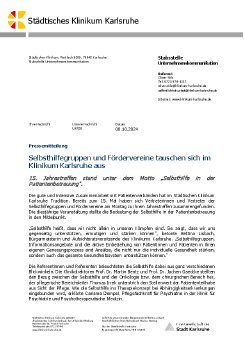 081024_PM_Selbsthilfegruppen und Fördervereine tauschen sich im Klinikum Karlsruhe aus.pdf