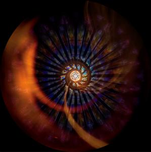 Kosmische, runde Bilder: Foto: Labor für Immersive Medien