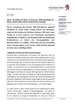 Pressemitteilung Dr. Rainer Dabitz übernimmt medizinische Leitung im Passauer Wolf Ingolstadt.pdf