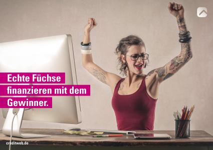 creditweb gleich 4x auf Platz bei Finanztest
