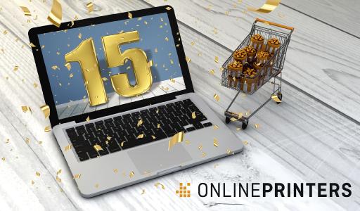 Onlineprinters was established 15 years ago. The launch of the German web shop is considered the birth date of the company. Today, Onlineprinters serves more than one million customers in 30 European countries / Copyright: Onlineprinters GmbH