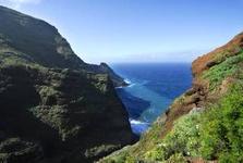 Farbkontraste des Nordens auf La Palma