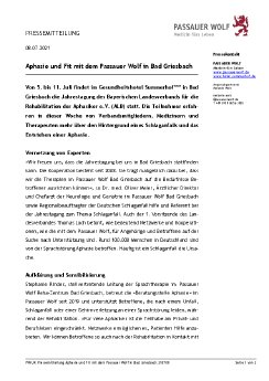 PW UK_Pressemitteilung Aphasie und Fit mit dem Passauer Wolf in Bad Griesbach 210708.pdf