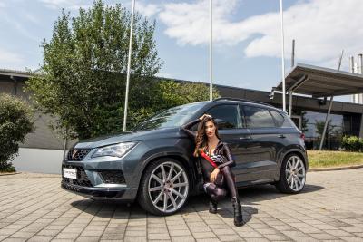 Cupra auf großem Fuß: 21-zöllige DeVille-Felgen am Ateca-Topmodell