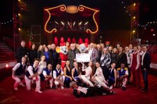 Spendenübergabe an die Tafel Baden-Württemberg e.V. in der Manege des Weihnachtszirkus des Europa-Parks © Schwarzwald Tourismus/Jutta Ulrich