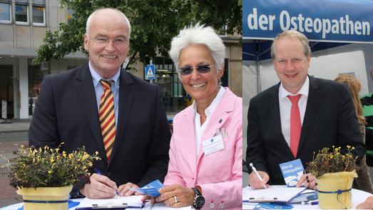 OB-Kandidaten für den Beruf des Osteopathen