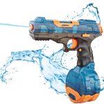 Speeron Akku-Wasserpistole mit großem Wassertank 500 ml und Ersatztank 75 ml