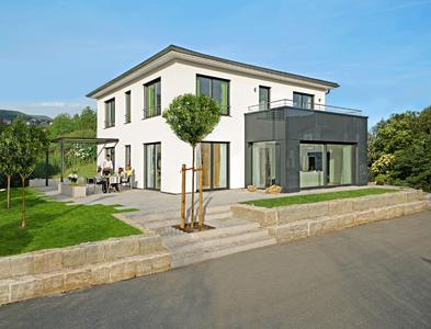 Moderne Stadtvilla Mit Okologischer Fassadendammung Inthermo Gmbh Pressemitteilung Lifepr