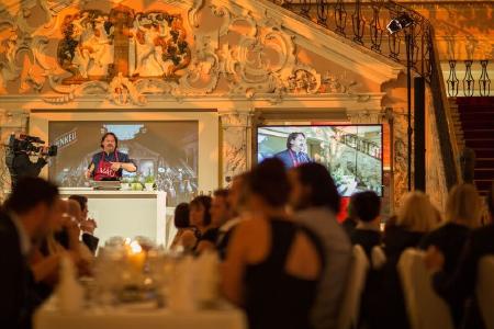 Kolja Kleeberg im Henkell-Marmorsaal beim Live-Cooking