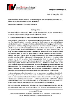 2022 09 12 Stn NRV Verfahrensbeschleunigung Infrastrukturbereich.pdf