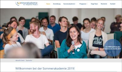 Willkommen bei der Sommerakademie 2019!