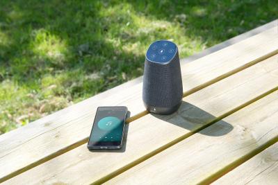 auvisio WLAN-Multiroom-Lautsprecher mit Alexa Voice Service und Akku, 30 Watt