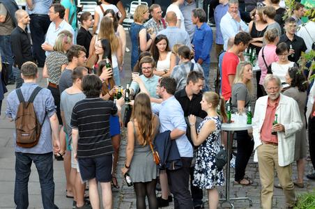 Die Bauausstellung zu Ende des Sommersemesters 2014 (Foto: Pressestelle FH Lübeck)