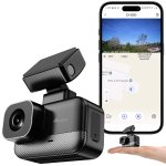 NavGear Mini-2K-Dashcam MDV-5605 mit G-Sensor, GPS, Parkwächter, Nachtsicht, WLAN, App