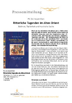 Ritterliche Tugenden im Alten Orient von Pir Zia Inayat-Khan.pdf
