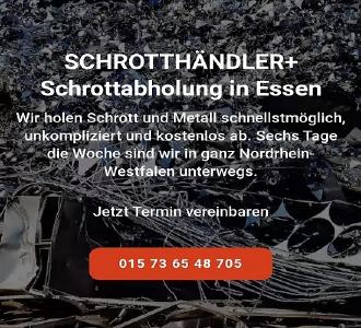 Mit dem Schrottabholung Essen hat er den Partner an seiner Seite, der Schrott nicht nur abholt und ankauft, sondern darüber hinaus in der Lage ist, auch komplizierte Demontagearbeiten auszuführen. Außerdem gehören Entsorgungen, sowie Aufräum- und Abbrucharbeiten zu dem Leistungsspektrum des Schrotthändlers, der seit vielen Jahren einen Schrottplatz und –handel betreibt.