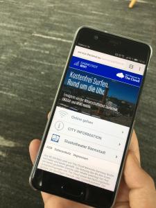 Öffentliches WLAN im Foyer Staatstheater Darmstadt