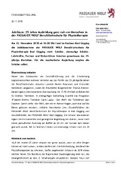 Pressemitteilung - 25 Jahre PASSAUER WOLF Berufsfachschule für Physiotherapie.pdf