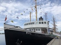 Wilhelmshaven: Mit dem Dampfeisbrecher 