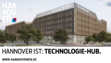 Der Technologiepark Marienwerder  in Hannover bringt als Innovationshub Start-ups, etablierte Unternehmen und Forschungseinrichtungen zusammen. Die HMTG bewirbt 