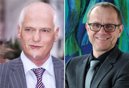 Dr. Ingo Koßmann (rechts) löst Dr. Horst Schulze als Leiter der BASt-Abteilung „Verhalten und Sicherheit im Verkehr“ ab (Bilder: BASt)