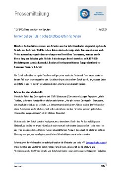 TUEV SUED Tipps Immer gut zu Fu脽 in schadstoffgeprueften Schuhen.pdf
