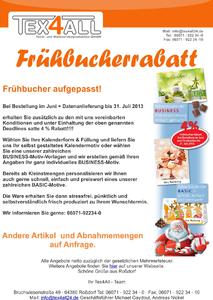 Frühbucherrabatt