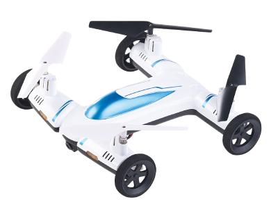 Simulus 2in1-Quadrocopter & Auto m. HD-Kamera, 2,4-GHz-Fernsteuerung, WLAN