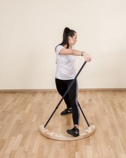 Das Funktionsboard für die tägliche Bewegungshygiene. Einsetzbar in der Therapie, zur Regeneration, im Sport und bei der Faszienfitness. Bild: Premiumgym/AGR