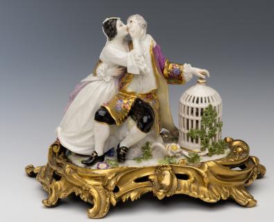 Liebespaar, 1736, Johann Joachim Kaendler, Porzellan-Manufaktur Meißen (Sammlung Prof. Goepfert, Düsseldorf, Foto: Christoph Münstermann, Düsseldorf)